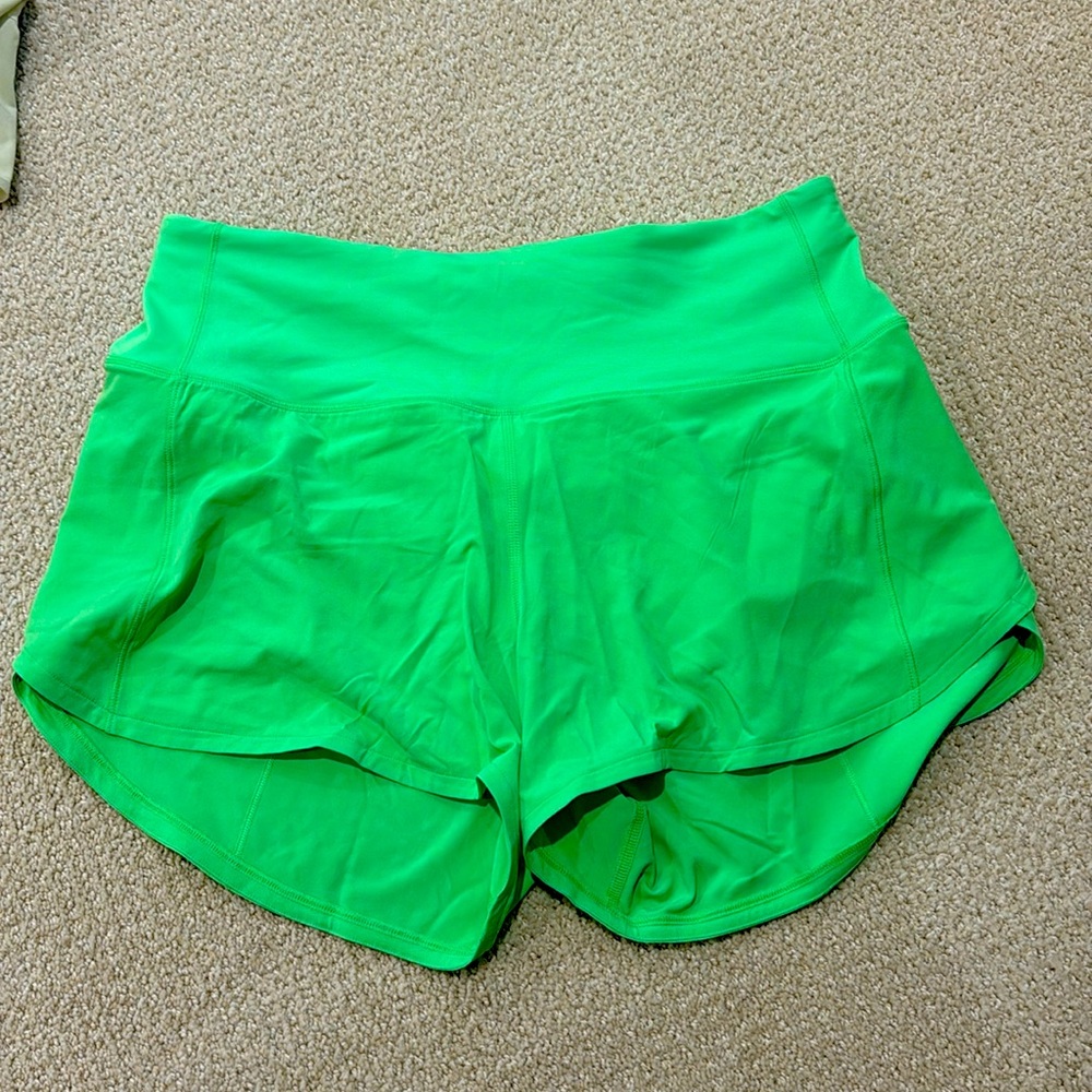 Lululemon speed up shorts size 8, never been worn
